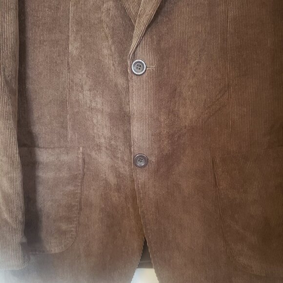 Giorgio Armani Regular Fit Corduroy Blazer. size 56 100 % cotton Italy - Picture 5 of 16